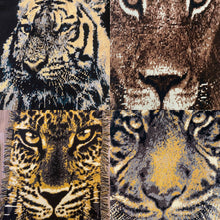 Load image into Gallery viewer, 4 Lap Blanket Patterns - Big Cats (White Tiger, Lion, Tiger and Leopard) PDF Download Pattern Only