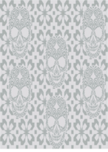Load image into Gallery viewer, Skull & Flowers Twin Blanket - PDF Download Pattern Only
