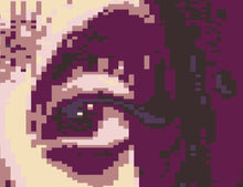 Load image into Gallery viewer, Dia de Los Muertos 2.0 Purple Accents - PDF Download Pattern Only