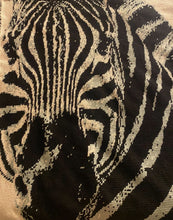 Load image into Gallery viewer, Three Color Zebra Graphgan Lap Blanket - PDF Download Pattern Only