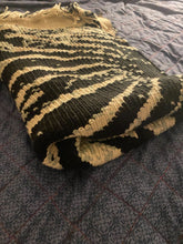 Load image into Gallery viewer, Three Color Zebra Graphgan Lap Blanket - PDF Download Pattern Only