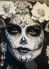 Load image into Gallery viewer, Dia de Los Muertos / Sugar Skull Wall Hanging - PDF Download Pattern Only