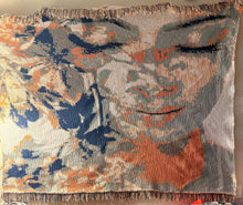 Cargar imagen en el visor de la galería, Woman & Flowers Double Exposure Wall Hanging / Bed Cover - PDF Download Pattern Only