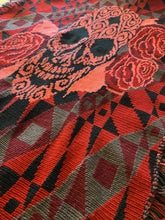 Load image into Gallery viewer, Skull with Roses Lap Blanket - PDF Download Pattern Only