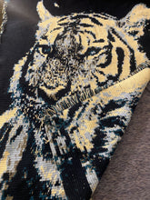 Load image into Gallery viewer, 4 Lap Blanket Patterns - Big Cats (White Tiger, Lion, Tiger and Leopard) PDF Download Pattern Only