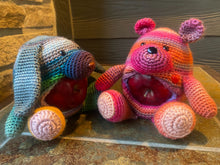 Load image into Gallery viewer, Teacher's Pets with Hidden Pocket for gifts - Bunny and Bear - PDF Download Pattern Only