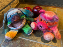 Load image into Gallery viewer, Teacher's Pets with Hidden Pocket for gifts - Bunny and Bear - PDF Download Pattern Only