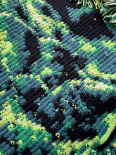 Load image into Gallery viewer, Green Dragon Lap Blanket - PDF Download Pattern Only