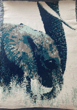 Load image into Gallery viewer, Elephant Pair Graphgan Lap Blanket - PDF Download Pattern Only