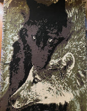 Load image into Gallery viewer, Wolf Pair Lap Blanket - PDF Download Pattern Only