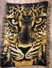 Load image into Gallery viewer, Leopard Graphgan Lap Blanket - PDF Download Pattern Only
