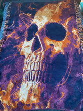 Cargar imagen en el visor de la galería, Skull &amp; Fire Lap Blanket - PDF Download Pattern Only
