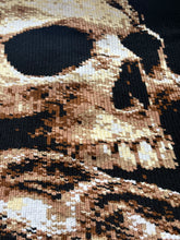 Load image into Gallery viewer, Skulls with Snake Lap Blanket - PDF Download Pattern Only
