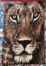 Charger l&#39;image dans la galerie, Lion Graphgan Lap Blanket - PDF Download Pattern Only
