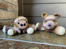 Load image into Gallery viewer, Stuffed Animals Spider &amp; Kangaroo Pair Amigurumi - PDF Download Pattern Only
