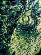 Load image into Gallery viewer, Green Dragon Lap Blanket - PDF Download Pattern Only
