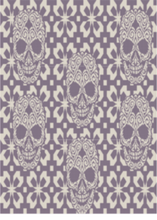 Load image into Gallery viewer, Skull &amp; Flowers Twin Blanket - PDF Download Pattern Only
