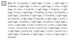 Charger l&#39;image dans la galerie, Couverture Zebra Graphgan - Modèle de téléchargement PDF uniquement
