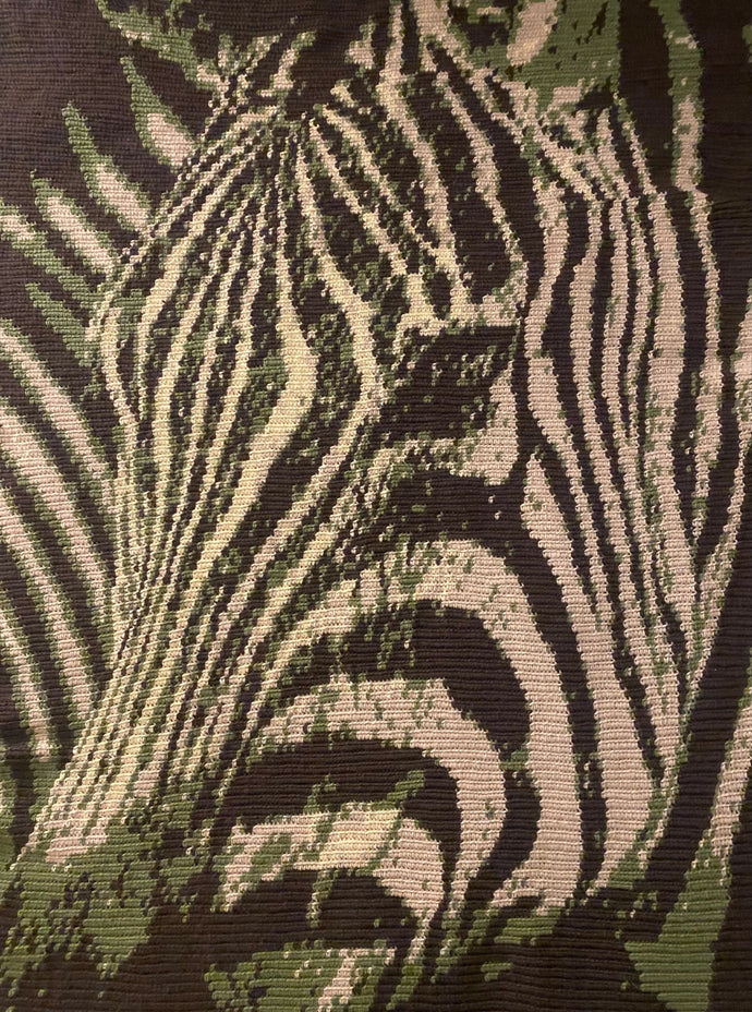 Zebra Graphgan Lap Blanket - PDF Download Pattern Only