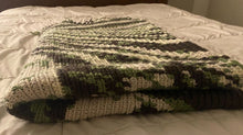 Load image into Gallery viewer, Zebra Graphgan Lap Blanket - PDF Download Pattern Only
