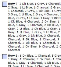 Charger l&#39;image dans la galerie, Waves Graphgan Lap Blanket - Modèle de téléchargement PDF uniquement
